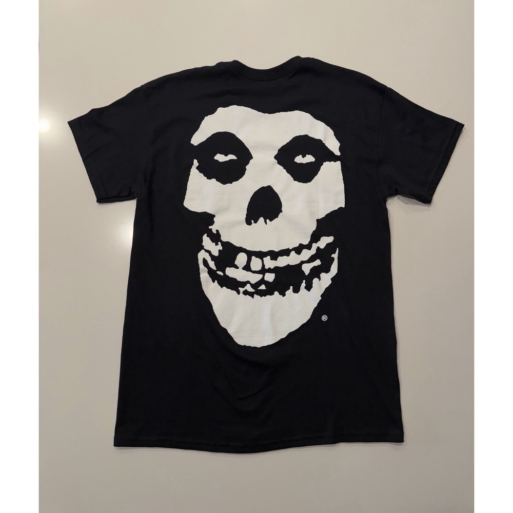 The Misfits Crimson Ghost Skull Graphic T-Shirt Black Mens M